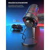 FIFINE MI1 stalinis kondensatorinis USB mikrofonas su RGB apšvietimu ir apsauginiu filtru