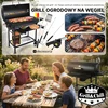 Five-Star Grill&Chill Five-Star Grilis&Chill anglinė lauko kepsninė su dangčiu, termometru ir ratukais, 71 x 35 cm, GC0002