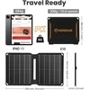 FlexSolar nešiojamas saulės baterijos kroviklis 10 W 5 V, USB, atsparus vandeniui, sulankstomas, IP67, E10