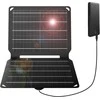FlexSolar nešiojamas saulės baterijos kroviklis 10 W 5 V, USB, atsparus vandeniui, sulankstomas, IP67, E10