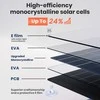 FlexSolar saulės baterija 20 W, 12 V, IP67 neperšlampama, monokristalinis modulis su SAE jungtimi TC20