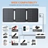 FlexSolar saulės baterija 28 W, 12 V, nešiojama IP67 įkrovimo plokštė automobiliui, su USB DC SAE kabeliu