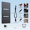 FlexSolar saulės baterija 28 W, 12 V, nešiojama IP67 įkrovimo plokštė automobiliui, su USB DC SAE kabeliu
