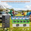 FlexSolar saulės baterija 28 W, 12 V, nešiojama IP67 įkrovimo plokštė automobiliui, su USB DC SAE kabeliu