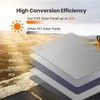 FlexSolar saulės įkroviklis 20 W, USB-A ir USB-C, IP67, sulankstomas, ETFE, YL-E20pro-US