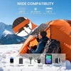 FlexSolar sulankstoma saulės baterija 36 W, USB-A, USB-C, atspari vandeniui, nešiojama