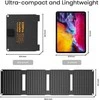 FlexSolar sulankstomas nešiojamas saulės panelis 30 W, USB-C, USB-A, IP67, greitas įkrovimas, E30pro