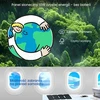 FlexSolar sulankstomas saulės įkroviklis 10 W su USB jungtimi, 5 V, IP67 E10-MINI