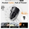 FLEXTAILGEAR nešiojama oro pompa, 5,0 kPa, 500 l/min, USB įkrovimas, su apšvietimu, MP3G650-BK