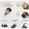 FLEXTAILGEAR nešiojama oro pompa, 5,0 kPa, 500 l/min, USB įkrovimas, su apšvietimu, MP3G650-BK