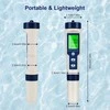 Flintronic pH testeris 5-in-1 su LCD ekranu, vandens kokybės matuoklis TDS/EC/zasolenimui/temperatūrai, LEU-3150478