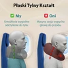 FLOWZOOM kelioninė pagalvė su 360° kaklo ir galvos atrama, memory foam, pilka, DREAM L - GY1