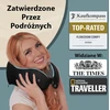 FLOWZOOM kelioninė pagalvė su atsegamu gobtuvu, memory putų užpildu, reguliuojama, juoda