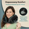 FLOWZOOM kelioninė pagalvė su memory foam, 360° kaklo ir galvos atrama, juoda, DREAM L - BK1