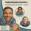 FLOWZOOM kelioninė pagalvė su memory putų užpildu, reguliuojamu gobtuvu ir nuimamu užvalkalu, COMFY Hood L - GY1