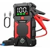 FNNEMGE FG601 2500A automobilio užvedimo starteris, 24800 mAh, 12 V, su LED ekranu