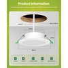 Fondiiz įleidžiamų LED lubinių šviestuvų komplektas, 5 W, 3CCT, IP44, 20 vnt., FL0204321