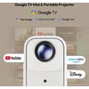 Formovie nešiojamasis projektorius Full HD 1080p, 4K palaikymas, Google TV, Xming Episode