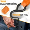 FORTEM transportavimo diržai su sagtimi, 748 kg, ilgis 4,57 m, rinkinys 4 vnt., FRTM-RTDS