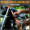 FORTEM transportavimo diržai su sagtimi, 748 kg, ilgis 4,57 m, rinkinys 4 vnt., FRTM-RTDS