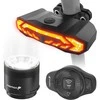 Fosmon dviračio šviesų komplektas su galine ir priekine šviesa, 110 dB signalu, USB-C įkrovimu, 6 režimais, 1500 mAh akumuliatoriumi, 51143HOMFX