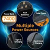FosPower nešiojamasis avarinis radijas su saulės baterija, rankiniu generatoriumi ir 2000 mAh FOSPWB-2376