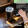 FRADABOX nerūdijančiojo plieno termopuodelis 600 ml, vakuuminis, su slankiuoju dangteliu TMB-0001-3
