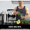 Fretta lėtaeigė sulčiaspaudė, nerūdijantis plienas, be BPA, 76 mm anga, 200 W, F3000