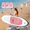 FunWater pripučiama irklentė SUP, 305x76x15cm, 150 kg, pilnas komplektas, rožinė