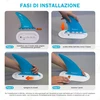 FunWater SUP irklentė SUPFW01A (mėlyna)
