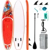 FunWater pripučiama irklentė SUP lentos rinkinys, PVC, 335x82x15 cm, raudona, SUPFR01D
