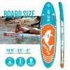 FunWater pripučiama SUP lenta, PVC, 3.2 m x 0.83 m, 15 cm storio, mėlyna, SUPFW08C