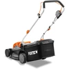 FUXTEC akumuliatorinė vejapjovė 40 V, 43 cm pjovimo plotis, reguliuojamas aukštis, FX-E2RM43SET