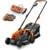 Fuxtec akumuliatorinė vejapjovė 40V 33 cm pjovimo plotis su 2x20V 2Ah ličio jonų akumuliatoriais ir dviguba įkrovimo stotimi FX-E1RM20-SET