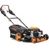 FUXTEC benzininė vejapjovė 4in1, 4,4 kW, 51 cm, 60 l krepšys, reguliuojamas pjovimas FX-RM5196PRO