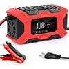 Gaethra automobilinio akumuliatoriaus įkroviklis 12 V 6 A su LCD, 12V 6A