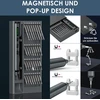 Gaethra elektrinis precizinis atsuktuvas 74 viename su 64 S2 antgaliais DDLSD01