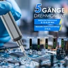 Gaethra elektrinis precizinis atsuktuvas 74 viename su 64 S2 antgaliais DDLSD01