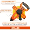 Gakago 30 m matavimo juosta su 3:1 pavaros mechanizmu ir svirtiniu fiksatoriumi