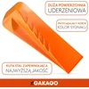 Gakago obrotinis skaldymo pleištas iš grūdintos plieninės masės, signalinė oranžinė, 1.78 kg