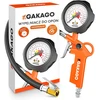 Gakago padangų pripūtimo manometras su 45 cm žarna, 0–12 bar, GK-RF