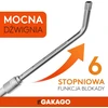 Gakago teleskopinis ratų veržlių raktas su 17/19 ir 21/23 mm galvutėmis
