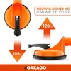 Gakago vakuuminių siurbtukų keltuvas 120 kg plytelėms ir stiklui, 2 vnt., VAC2-2pc