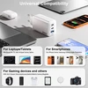 GaN Tech USB-C kroviklis 200 W, 3 jungtys, greitasis įkrovimas, PD, PPS, USB-C / USB-A, 2 m kabelis