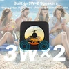 GAONAWAY nešiojamas CD grotuvas su Bluetooth, 4000 mAh baterija ir FM radiju GA-ECD-UCDDBK BY