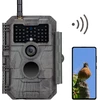 GardePro miško kamera E6 su Wi-Fi, 64 MP, 1296p vaizdo įrašymu ir 940 nm infraraudonaisiais