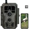 GardePro miško kamera Wi-Fi su mobiliąja programėle, 64 MP, 1296p vaizdo įrašai, IP66, E8
