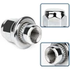 GAsupply chromuotos ratų veržlės M12 x 1.5, 37 mm, SW21, 20 vnt., 5307S