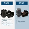 GAsupply ratų veržlės M12 x 1.5 x 31,5 mm, kūginės, 20 vnt., 303B20BK