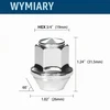 GAsupply uždaros ratų veržlės M12 x 1.5, rakto dydis 19 mm, 20 vnt., 303B20